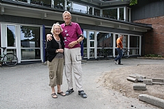 Dorothea og Per Kristian Ringen kjrer hele veien fra Odda til Kristiansand for hjelpe til nr det er Srlandet Musikkfestival.